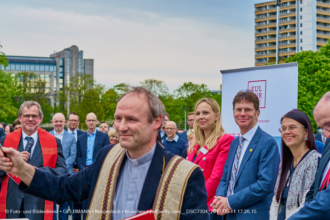 11. Mai 2017 - Grundsteinlegung für die LOGE und dem Kulturquadrat in Neuperlach